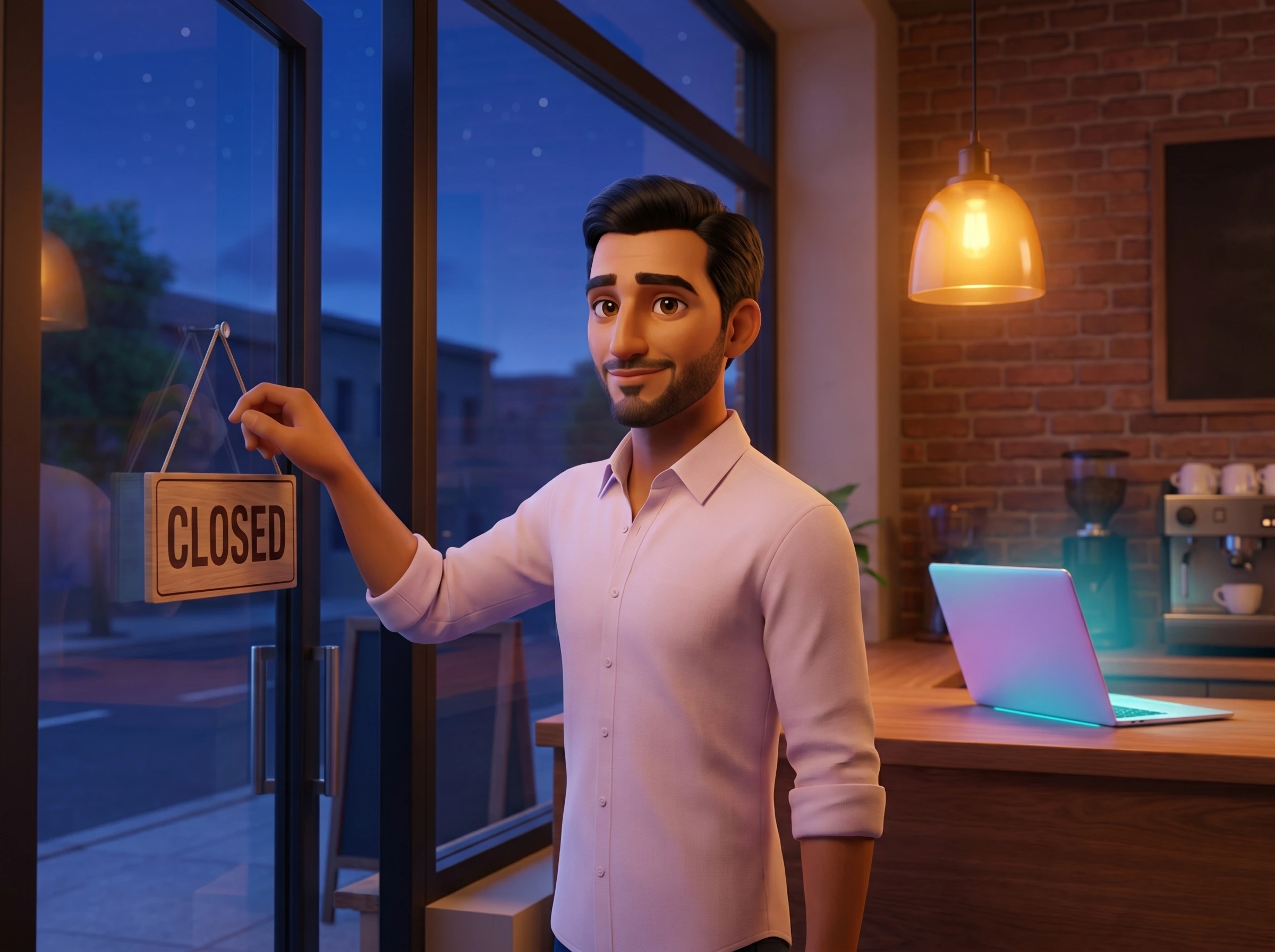 Khalid closes the shop. The website keeps moving.
